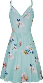img 2 attached to STYLEWORD Womens Summer Floral Sundress Women's Clothing ~ Dresses