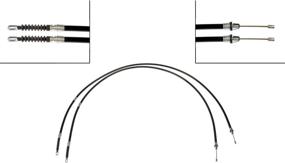 img 2 attached to 🔗 Dorman Parking Brake Cable C660458 for Ford Models - Enhanced Compatibility