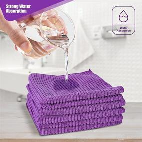 img 1 attached to 🧽 ZNM Microfiber Cleaning Cloth: 20 Pack of Lint Free, Streak Free Towels for Home, Kitchen, and Glass Window Cleaning