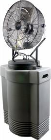 img 4 attached to Cool Draft CDHP1840GRY High-Pressure 1000 PSI 22-Inch Diameter 4-Position 3-Speed Misting Fan