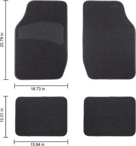 img 1 attached to Matdology 4 Piece Universal Interior Protection Interior Accessories best: Floor Mats & Cargo Liners