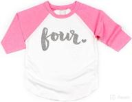 🎂 girl's 4th birthday outfit - fourth birthday shirt & four year old dress by bump and beyond designs logo
