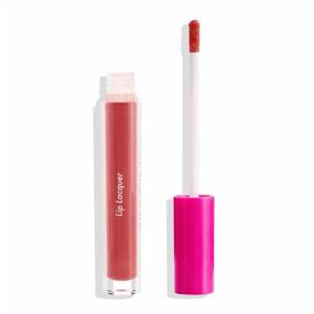 img 4 attached to ModelCo Lip Lacquer - High-Pigment, Long-Lasting Color With Moisturizing, Non-Sticky Finish In Casablanca