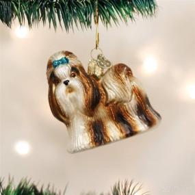 img 3 attached to Exquisite Old World Christmas: Shih Tzu Dog 🐶 Glass Blown Ornaments – Perfect Additions for your Christmas Tree!