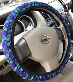 img 2 attached to Universal Steering Wheel Covers Interior Accessories best on Steering Wheels & Accessories