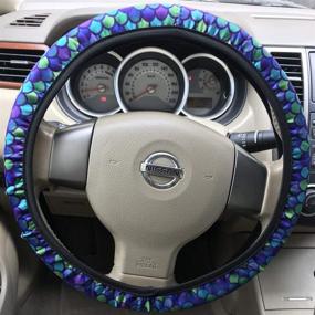 img 3 attached to Universal Steering Wheel Covers Interior Accessories best on Steering Wheels & Accessories