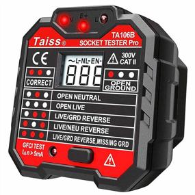img 4 attached to Ensure Electrical Safety With The TA106B Receptacle Tester: Detect GFCI, Polarity, Voltage And More With 7 Visual Indications And Wiring Legend