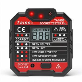 img 3 attached to Ensure Electrical Safety With The TA106B Receptacle Tester: Detect GFCI, Polarity, Voltage And More With 7 Visual Indications And Wiring Legend