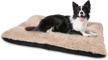 ultra soft calming dog crate bed for a comfortable and anxiety-free rest: joejoy dog bed crate pad logo