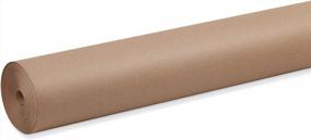 img 4 attached to 48" X 200 Ft Natural Kraft Wrapping Paper By Pacon 5850