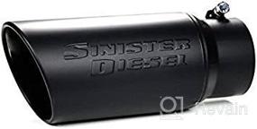 img 4 attached to Sinister Diesel SD 4 6 BLK Exhaust Stainless