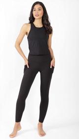 img 1 attached to Experience Ultimate Comfort With Yogalicious Ultra Soft Racerback Tank Top