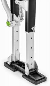 img 2 attached to GypTool Pro 15-23" Drywall Stilts - Black: Professional Grade For Maximum Stability & Comfort