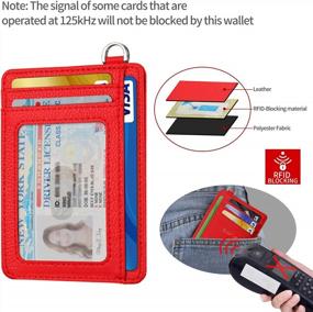 img 2 attached to RFID Blocking Front Pocket Wallet With Detachable D-Shackle For Minimalist Men And Women - EcoVision Slim Credit Card Holder