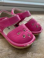 img 1 attached to UBELLA Toddler Sandals with Removable Squeakers - Girls' Flats Shoes review by Raymond Vogel