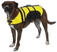 img 1 attached to 🌊 XXL Yellow Aquatic Pet Preserver by Guardian Gear