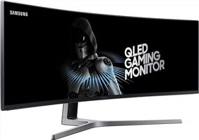 img 4 attached to Samsung LC49HG90DMNXZA 49 Inch Certified Refurbished: Curved, 144Hz, HDR Monitor