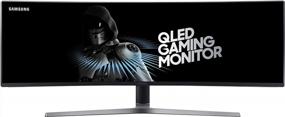 img 2 attached to Samsung LC49HG90DMNXZA 49 Inch Certified Refurbished: Curved, 144Hz, HDR Monitor