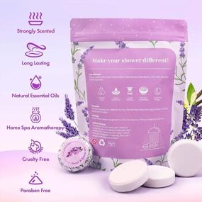 img 3 attached to Indulge In Spa-Like Relaxation With Poleview Shower Steamers Aromatherapy Set -12 Pack Of Lavender Scented Shower Bombs - Stress Relief And Self Care Gifts For Men And Women