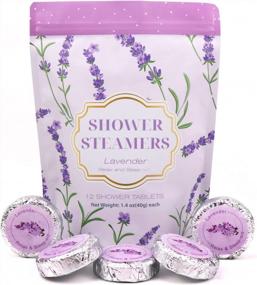 img 4 attached to Indulge In Spa-Like Relaxation With Poleview Shower Steamers Aromatherapy Set -12 Pack Of Lavender Scented Shower Bombs - Stress Relief And Self Care Gifts For Men And Women