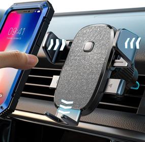 img 4 attached to 📱 Hands-Free Car Vent Phone Mount Holder for iPhone 13 Pro Max and More - LISEN Universal Holder