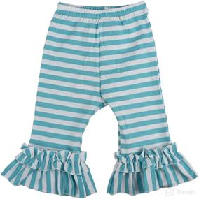 img 4 attached to Wennikids Toddler Cotton Cropped 5X Large Apparel & Accessories Baby Girls ... Clothing