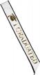 stylish unisex class of 2022 graduation sash with golden glitter lettering - great as a gift for graduation parties! logo