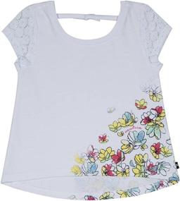 img 1 attached to 👕 Nautica Little Sleeve Fashion Stripes Girls' Tops, Tees & Blouses