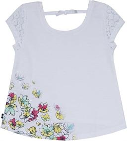 img 2 attached to 👕 Nautica Little Sleeve Fashion Stripes Girls' Tops, Tees & Blouses