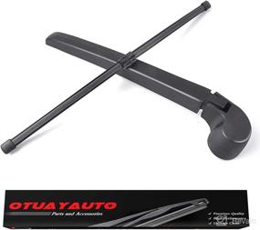 img 4 attached to 🏭 OTUAYAUTO Factory OEM Replacement Rear Windshield Back Wiper Arm Blade Set - Compatible with AUDI Q7 2015-2018, Part Number: 8R0955407