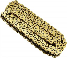 img 4 attached to Gold 525-120 O-Ring Drive Chain Replacement For Suzuki Honda Kawasaki ATV Motorcycle With 525 Pitch And 120 Links - WFLNHB