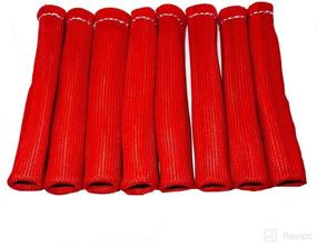 img 3 attached to 8pcs LS1/LS2 Spark Plug Wire Boots 🔥 Protector Sleeve Heat Shield Cover (Red) - 2500°