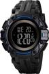 tactical and durable: men's waterproof digital sports watch with stopwatch and alarm logo