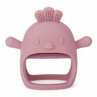 keep your baby comfortable with socub’s bpa-free silicone teether mitten toy - soothes sore gums, anti-drop design and perfect for sucking needs! логотип