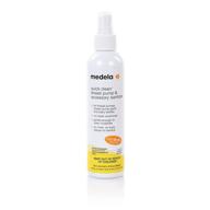 medela quick clean breast pump sanitizer spray - no rinse, 99.9% germ elimination, 8oz logo