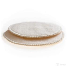 img 3 attached to 🐑 Organic Merino Wool Nursing Pads - Original Style, Medium Size, 7 inch Diameter: A Gentle and Soft Solution