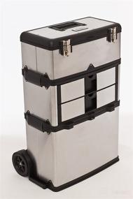 img 4 attached to Versatile TRINITY 3-in-1 Stainless Steel Suitcase Toolbox: A Perfect Companion for Storage and Travel Needs