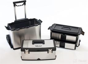 img 2 attached to Versatile TRINITY 3-in-1 Stainless Steel Suitcase Toolbox: A Perfect Companion for Storage and Travel Needs
