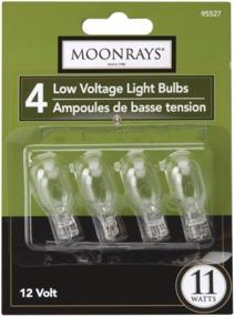 img 3 attached to Moonrays 95527 Wedge Base Outdoor Lighting Bulbs With 150 Lumens (Clear, 11 Watts, Low Voltage, 4 Per Pack)