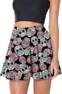 sister amy pleated elastic printed skirts for women's clothing logo