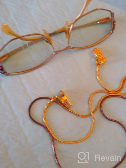 img 1 attached to Stylish SIGONNA Eyeglass Chains For Women - Keep Your Glasses Secure And Fashionable With Metal Chains - Set Of 3 review by Chris Wagner