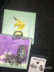img 7 attached to SHWIN Rainbow Unicorn Necklace - Set of 2 or 4 Unicorn Necklace Bracelet Packs for Girls - Jewelry Unicorn Gifts Set