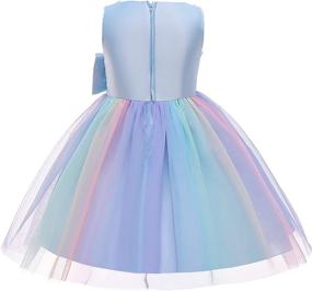 img 2 attached to AGQT Rainbow Sleeveless Holiday Princess Girls' Clothing at Dresses