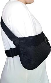 img 2 attached to Solmyr Arm Sling: Support For Broken Bones, Lightweight Ergonomic Design & Adjustable Shoulder Rotator Cuff Brace (Adult)