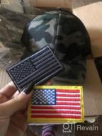картинка 1 прикреплена к отзыву Покажите свою патриотичность с 2 высококачественными тактическими нашивками Американского флага - идеально подходят для рюкзаков, кепок и многого другого! от Joseph Campos