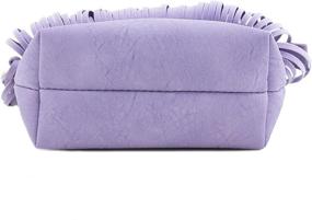 img 2 attached to Small Fringe Crossbody Wrist Strap Women's Handbags & Wallets ~ Crossbody Bags