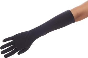 img 2 attached to Belle Matte Satin Length Gloves Women's Accessories ~ Special Occasion Accessories