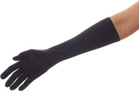 img 1 attached to Belle Matte Satin Length Gloves Women's Accessories ~ Special Occasion Accessories