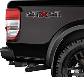 img 1 attached to 4X4 Decals Stickers For F150 (2015-2020) And F250 F350 (2017-2020) Set Of 2 (4X4 Original)