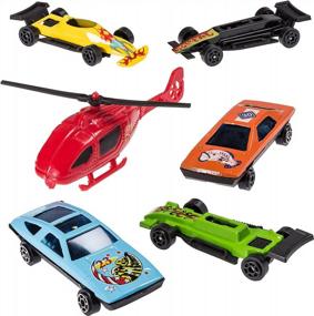 img 2 attached to Rev Up The Fun With Prextex'S 100 Pc Diecast Race Cars - Perfect For Parties, Easter Eggs, And More!